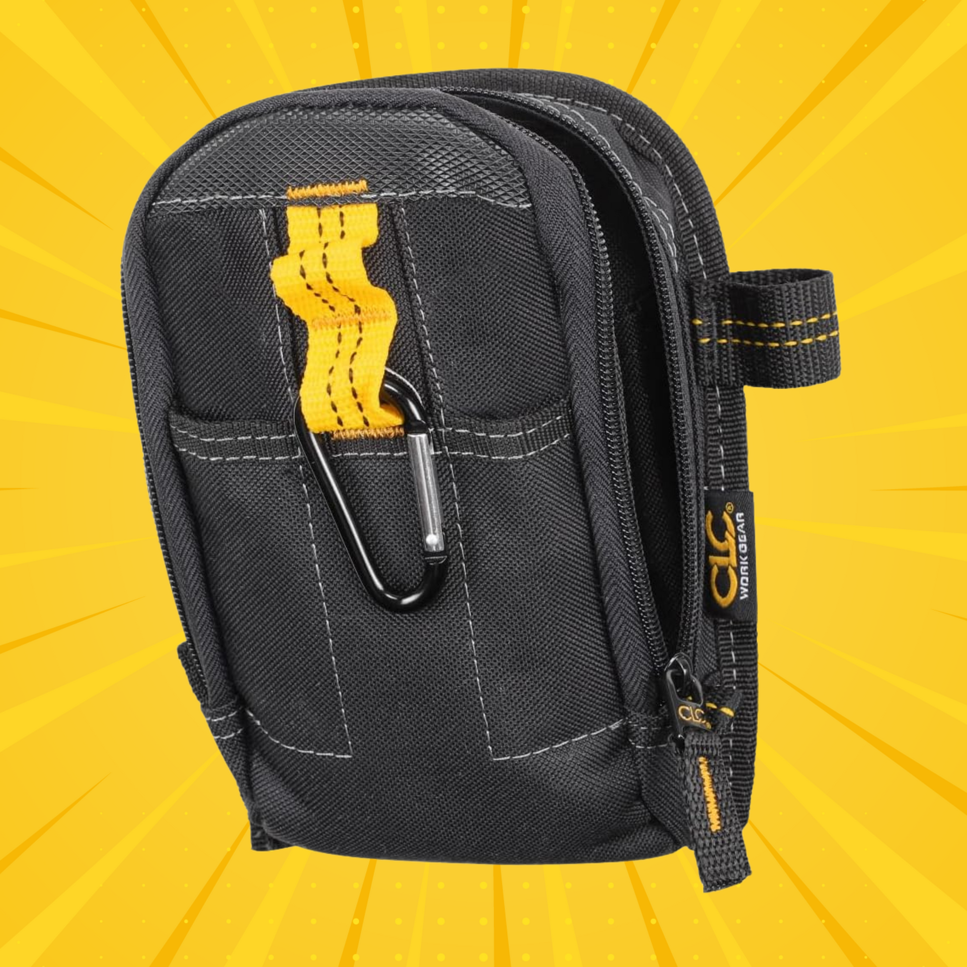 Custom Leathercraft "Carry-All" Mini  Pouch - Grip Support Store