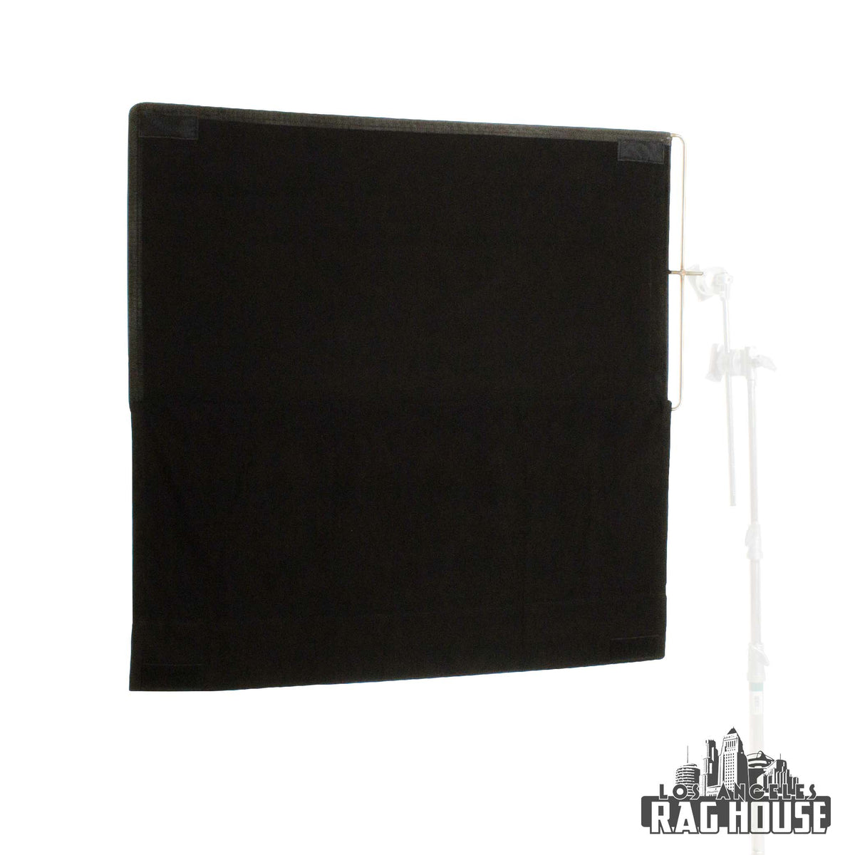 24"x48" Solid Black Floppy by LA Rag House - fabric detail