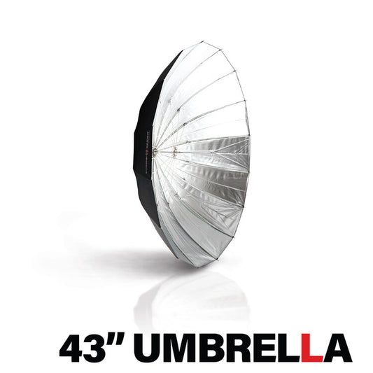 HUDSON SPIDER+WESTCOTT 43" DEEP WHITE BOUNCE UMBRELLA - Grip Support Store