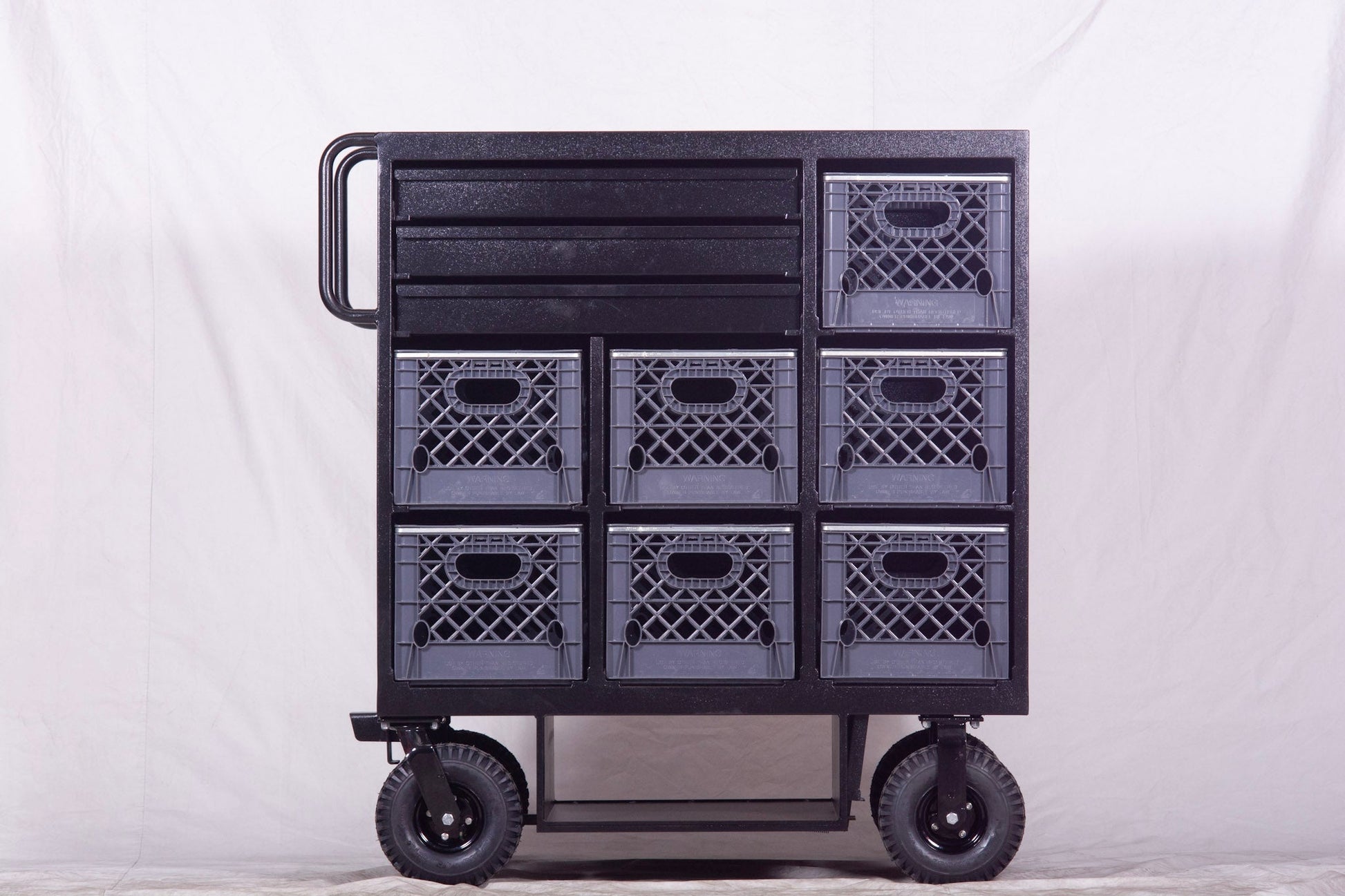 7 Crate Cart With Pipe Organ - Grip Support Store