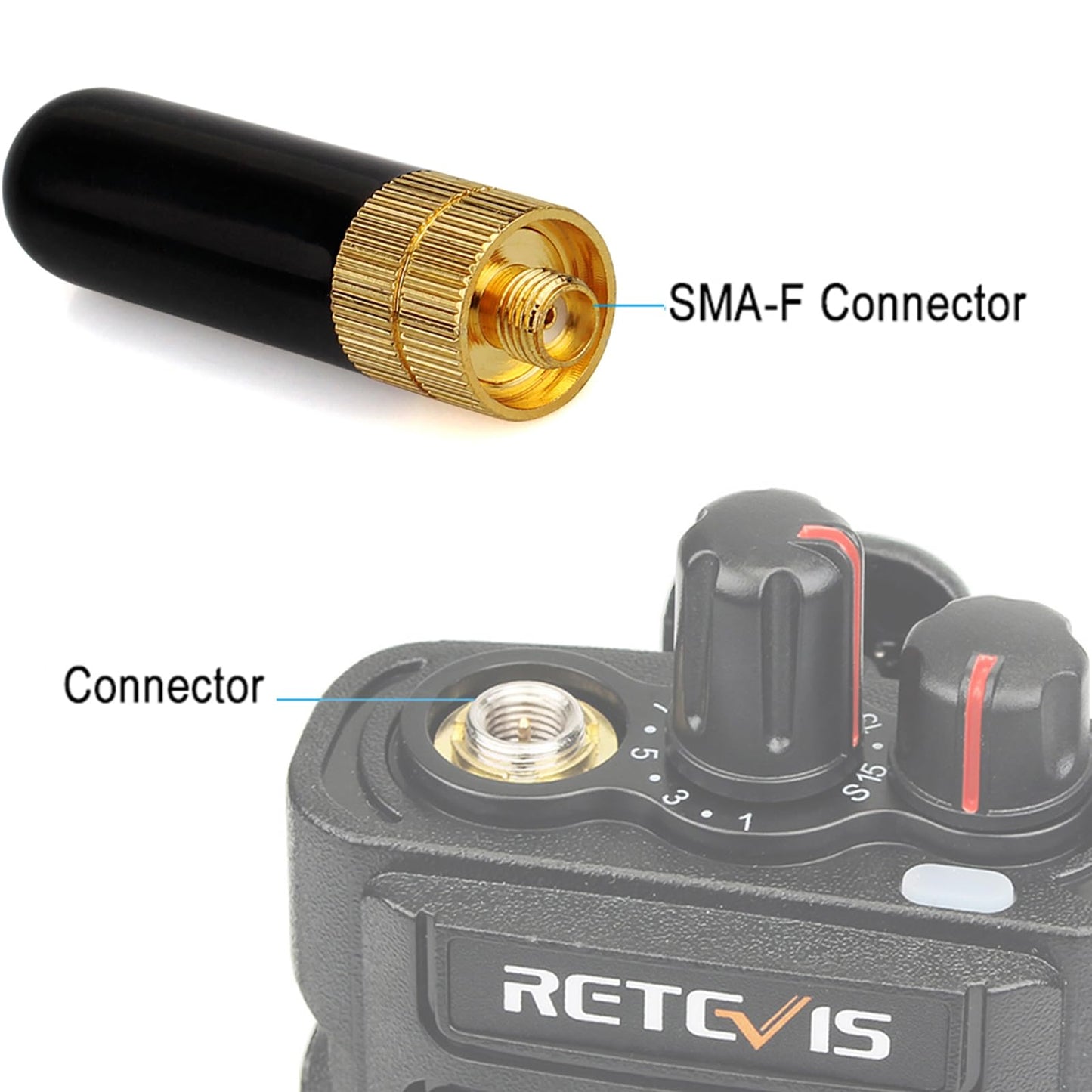 Stubby Radio Antenna - Grip Support Store