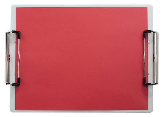 Double Clip Clipboard (9"x12" Letter, White) - Grip Support Store