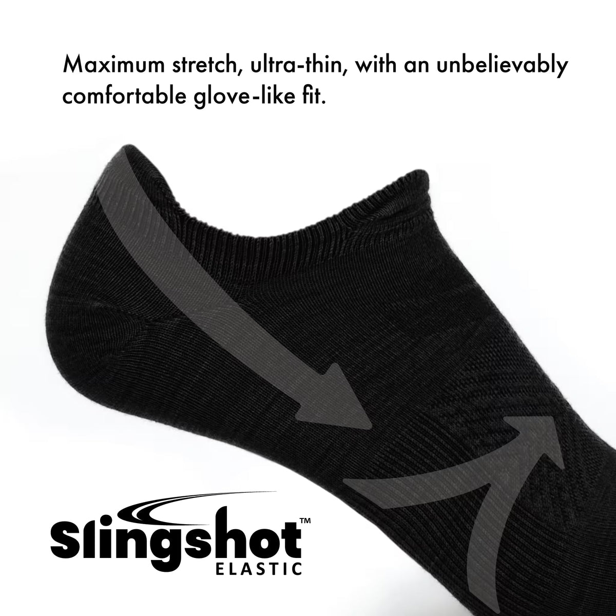 Eclipse - Run No Show Ultralight Merino Wool Sock