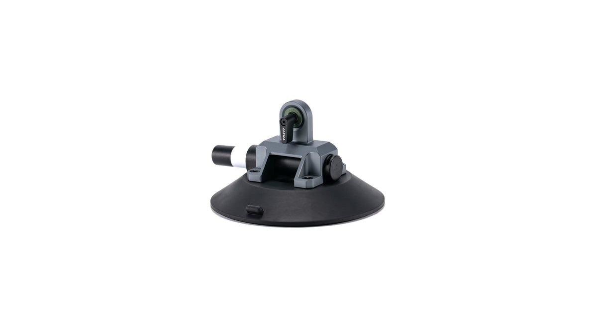 Suction Cup (6") with Rosette Mounting Bracket - Titanium Gray
