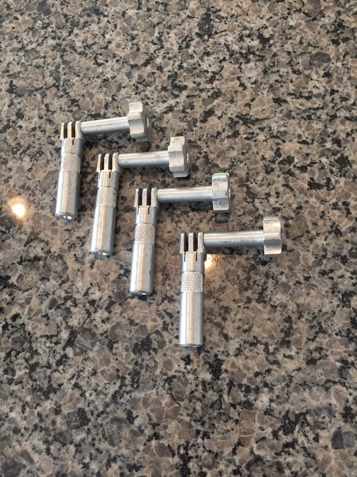 (4) aluminum Go pro pin with handle 5/8 inch - On Clearance - Grip Support Store
