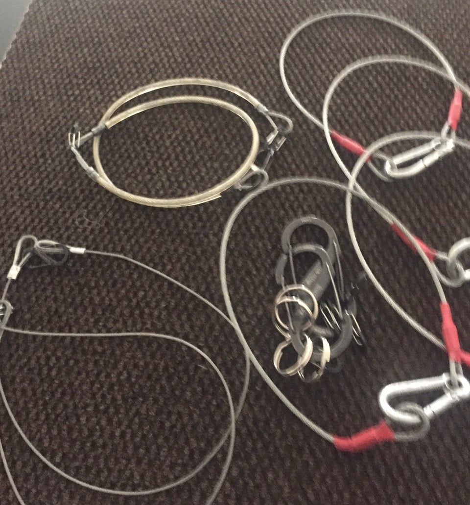 8 - Rigging Safety Cables and Carabiners - On Clearance - Grip Support Store
