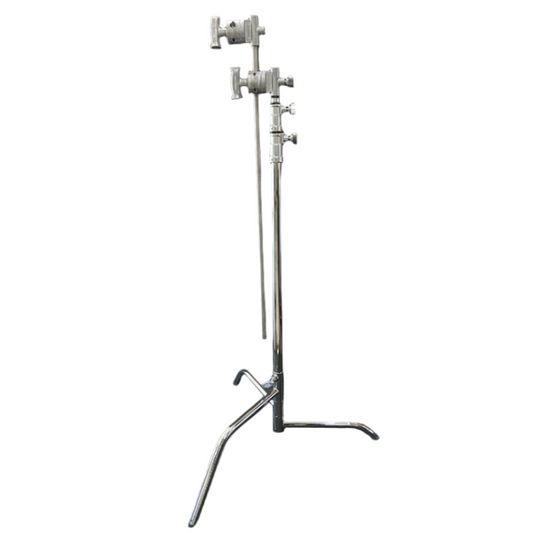 40” C-STAND 2 RISER STANDARD SWING LOCK BASE - Chrome - Grip Support Store