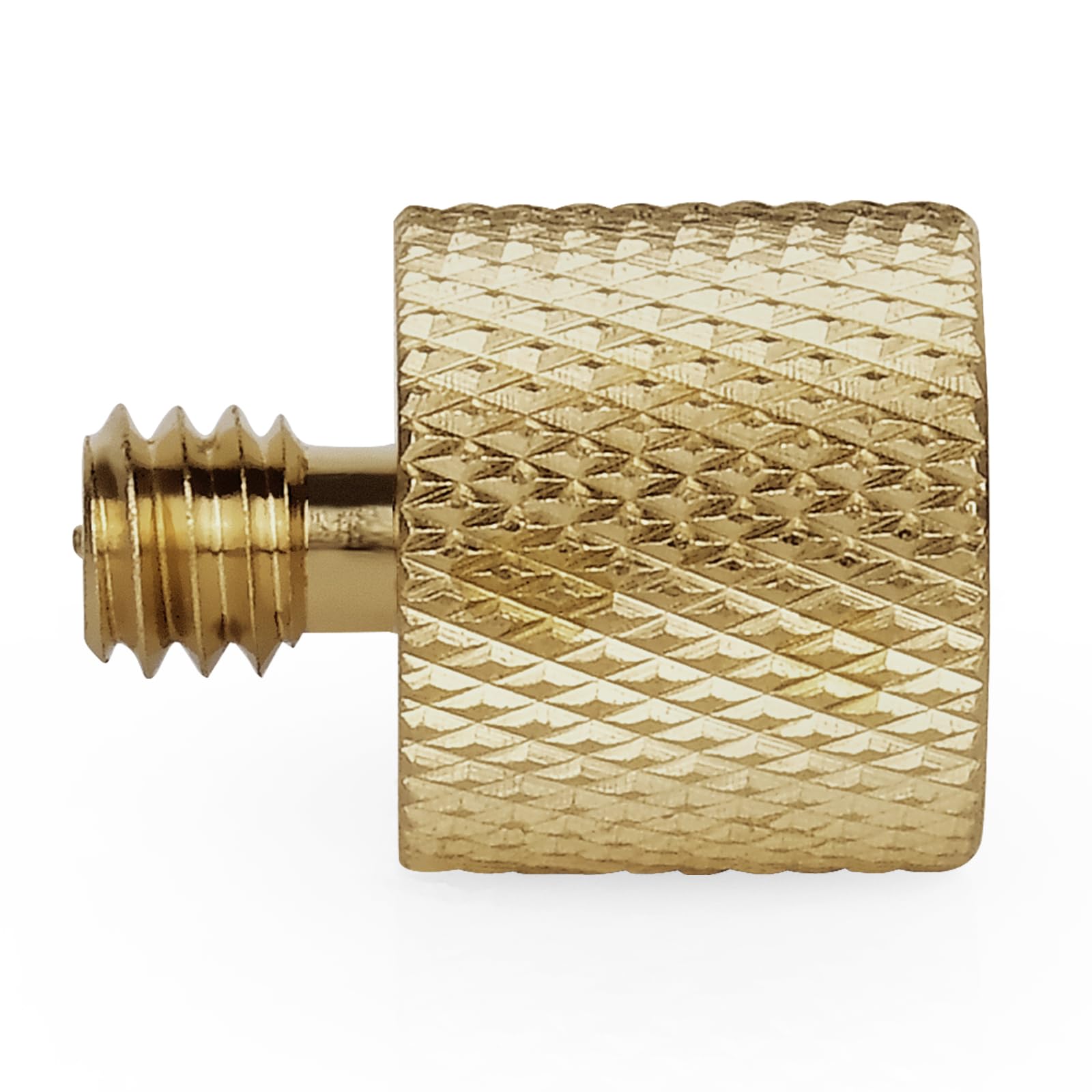 3/8"-16 Female to 1/4"-20 Male Thread (Brass)- 2 Pack - Grip Support Store
