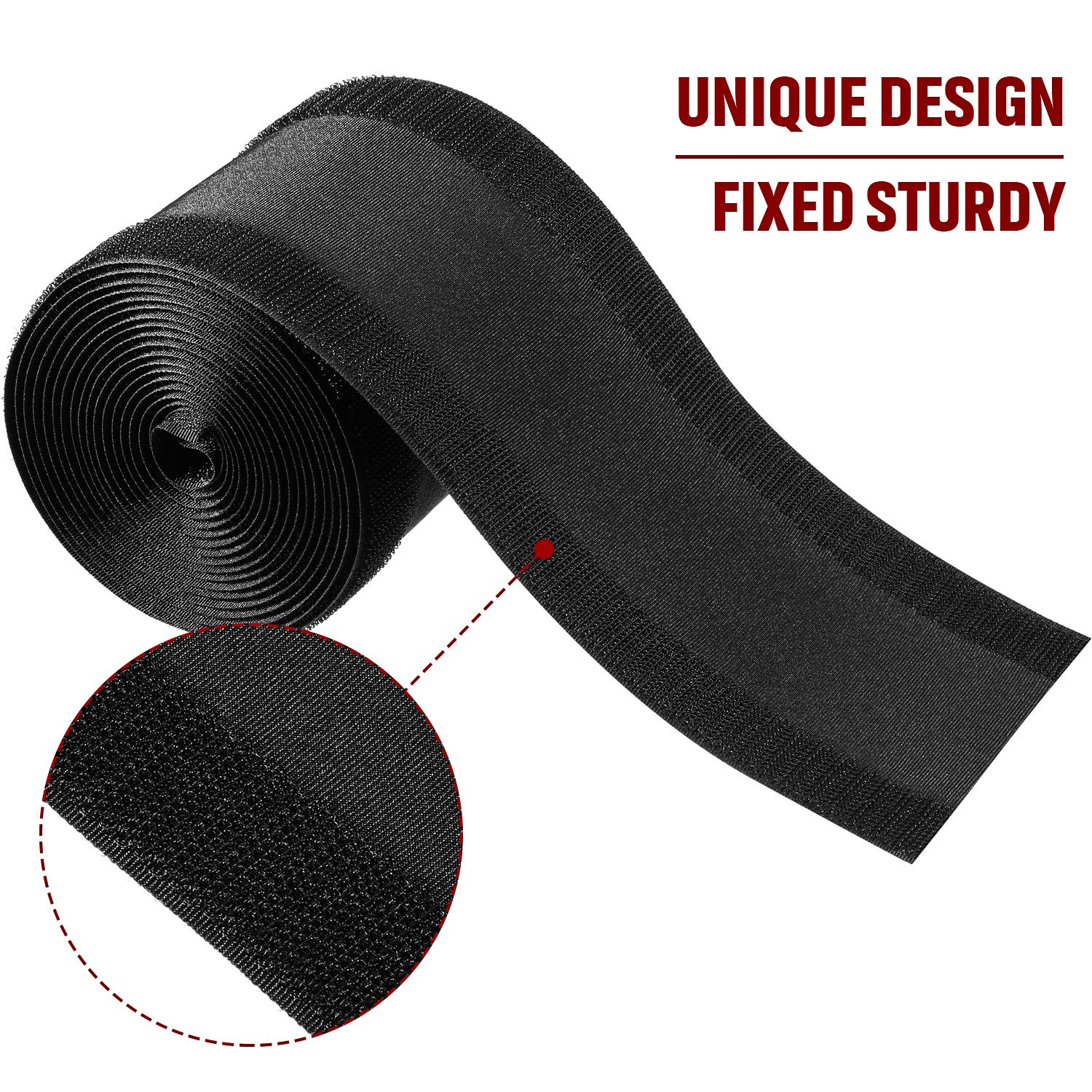 4" Velcro Grip for Cable Cords on Carpets, 2-Pack (10 ft) - Grip Support Store