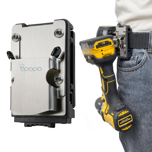Drill Holder Belt Clip, Fits Up to 2.5'' - Grip Support Store