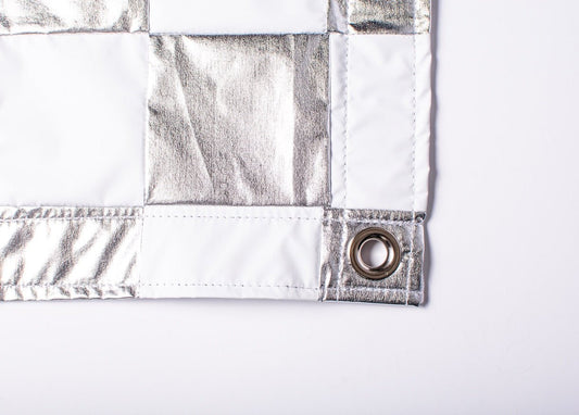 Checkerboard Bounce Silver/White - Grip Support Store