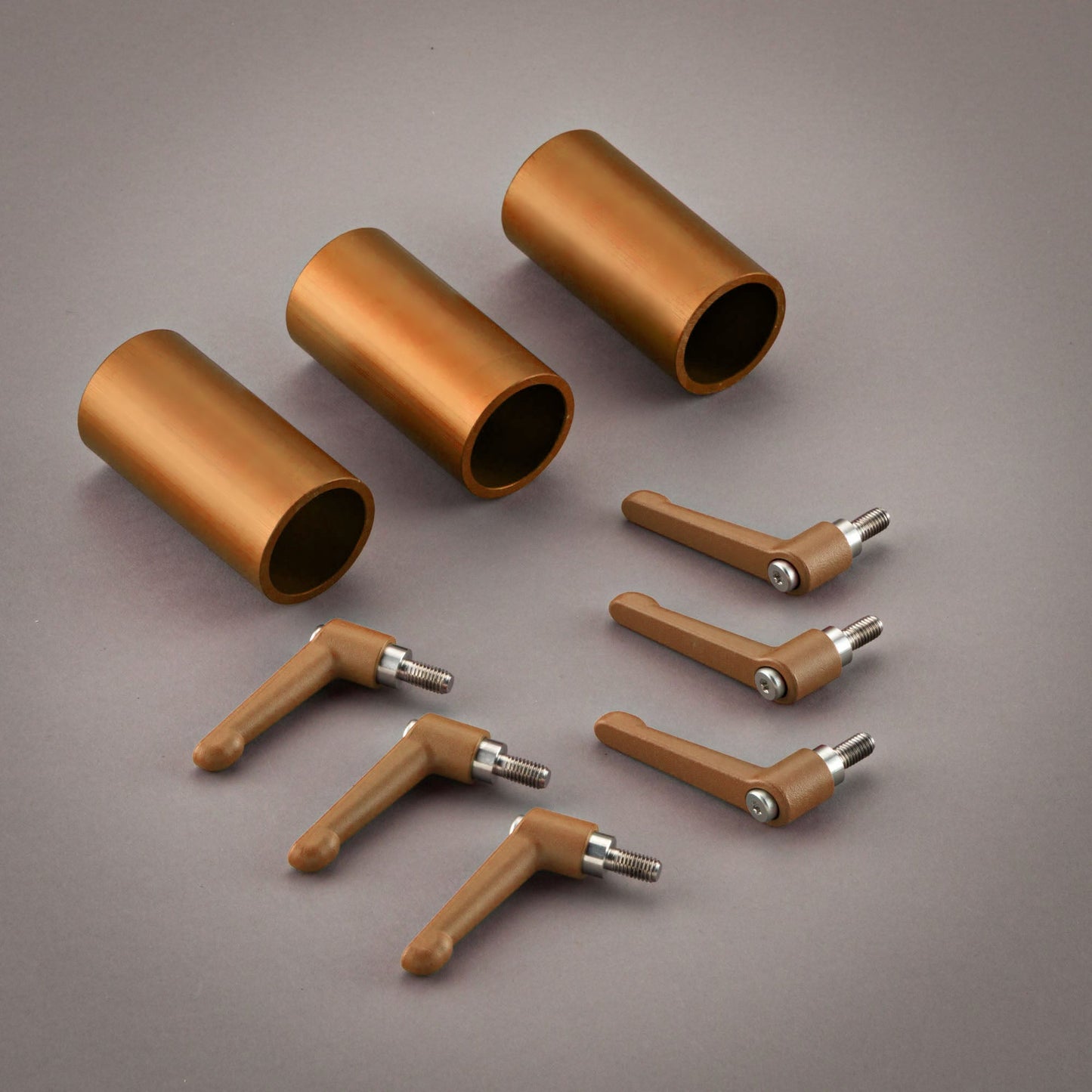 48.3mm (1"1/2) & M8 CLAMPING LEVER GOLDEN SET - Grip Support Store