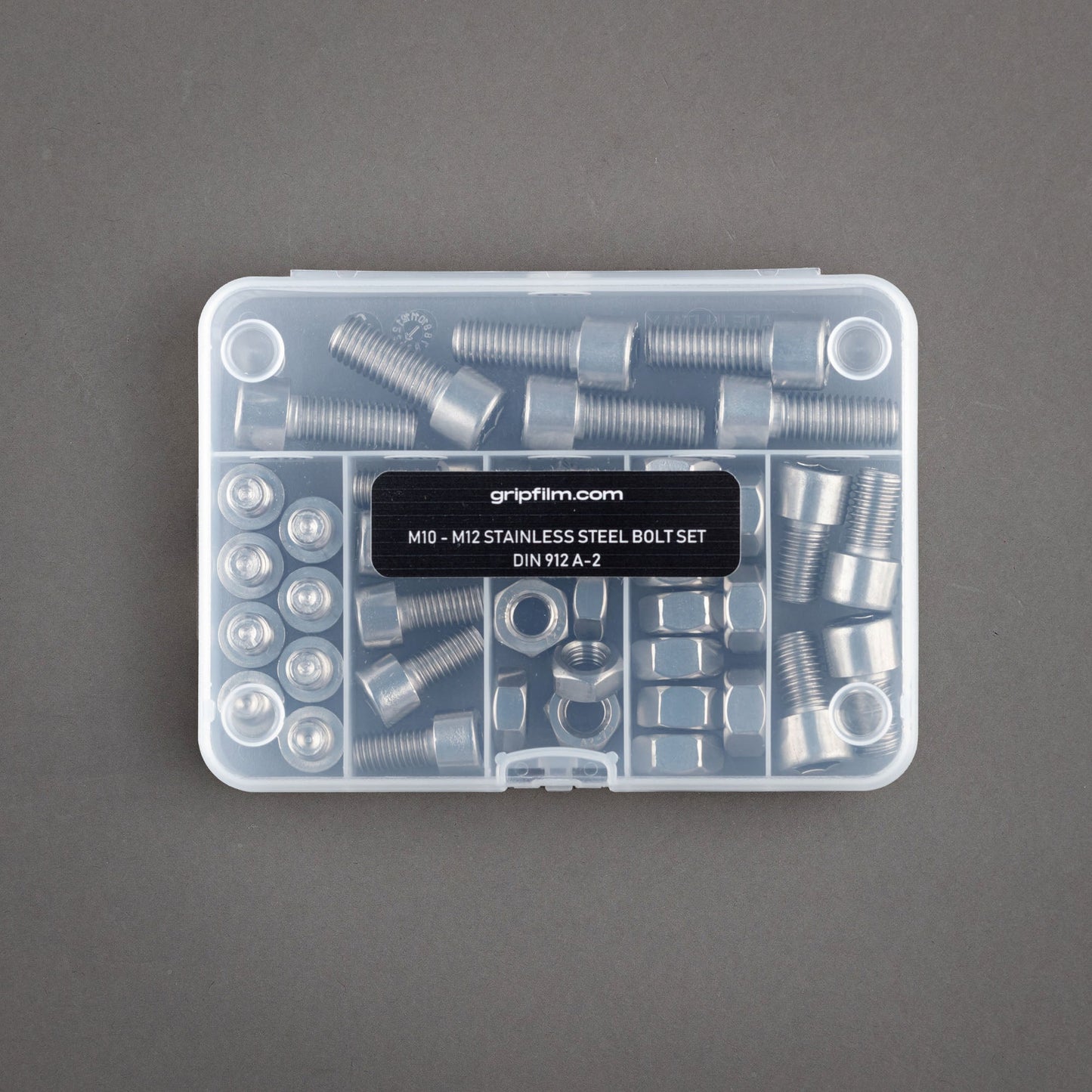 M10 - M12 STAINLESS STEEL BOLT SET - Grip Support Store