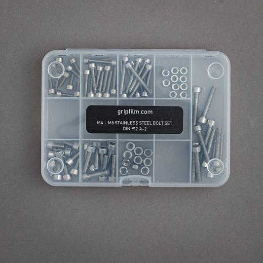 M4 - M5 STAINLESS STEEL BOLT SET - Grip Support Store