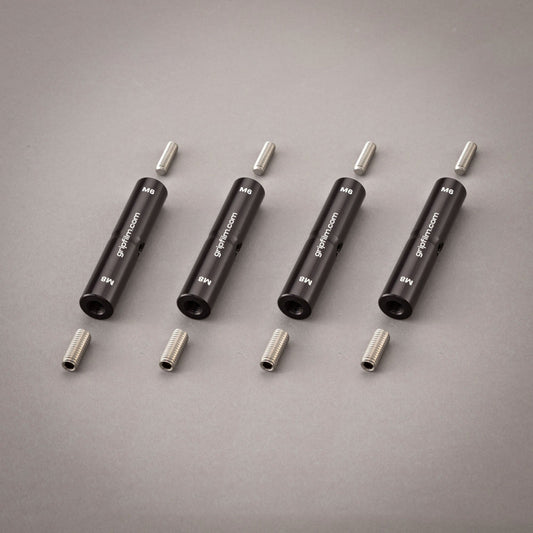 M6 - M8 STARTER PIN 16mm ( 5/8" ) - 80mm ( 3" 14 ) SET - Grip Support Store