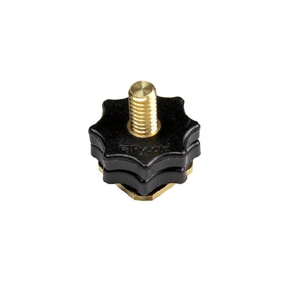 Rycote Brass Shoe Adaptor with Male Thread - 1/4" or 3/8” - Grip Support Store