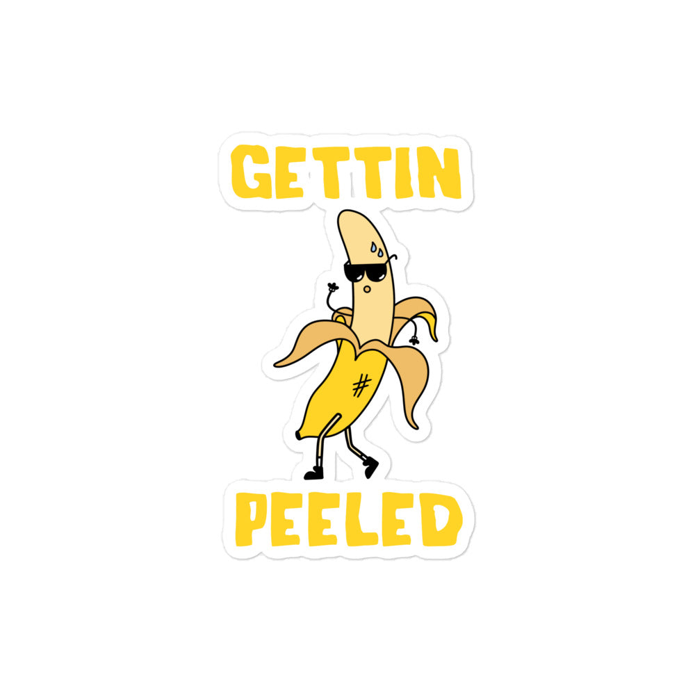 Gettin Peeled Sticker - Grip Support Store