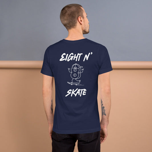 Eight N' Skate 2 Sided T-Shirt - Grip Support Store
