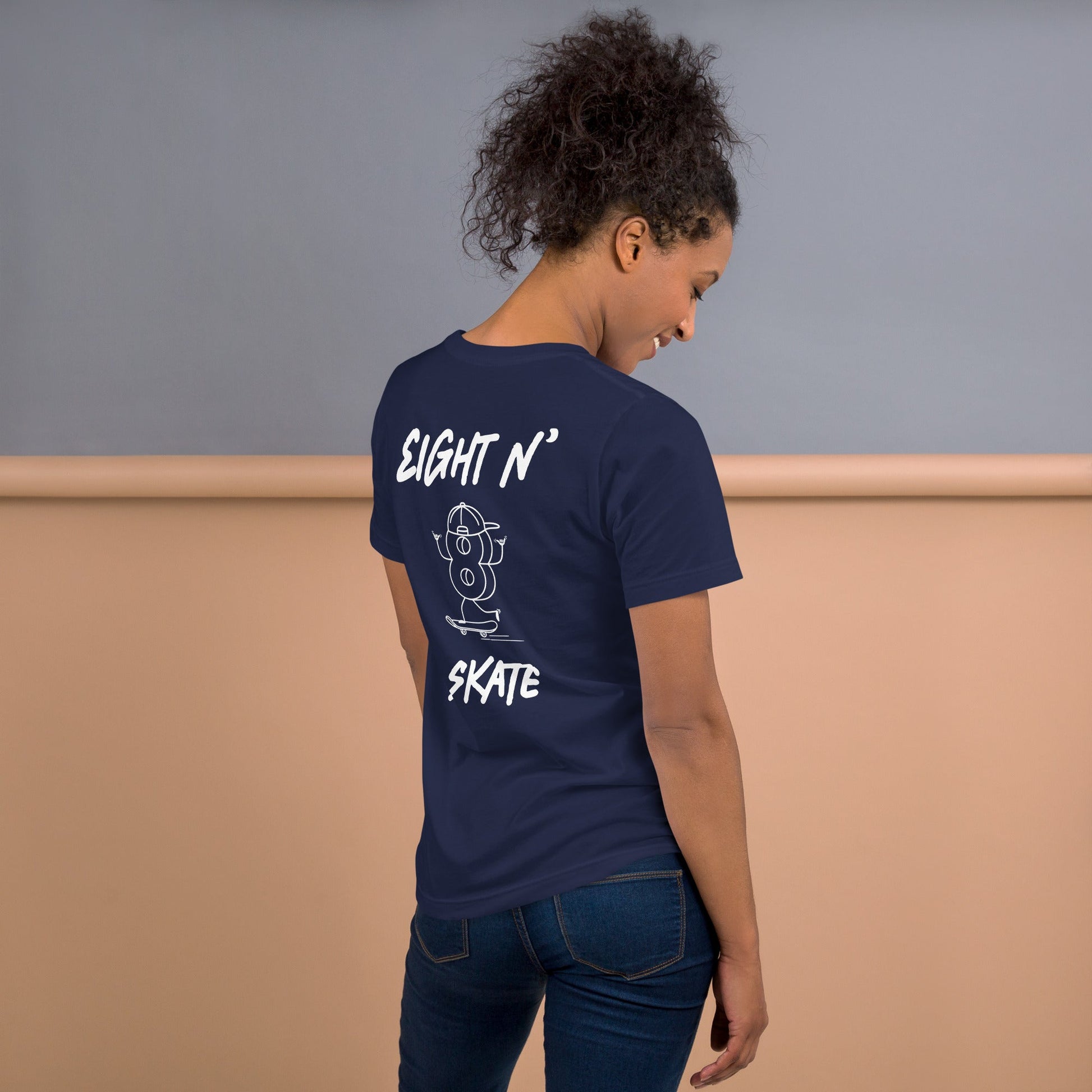 Eight N' Skate 2 Sided T-Shirt - Grip Support Store