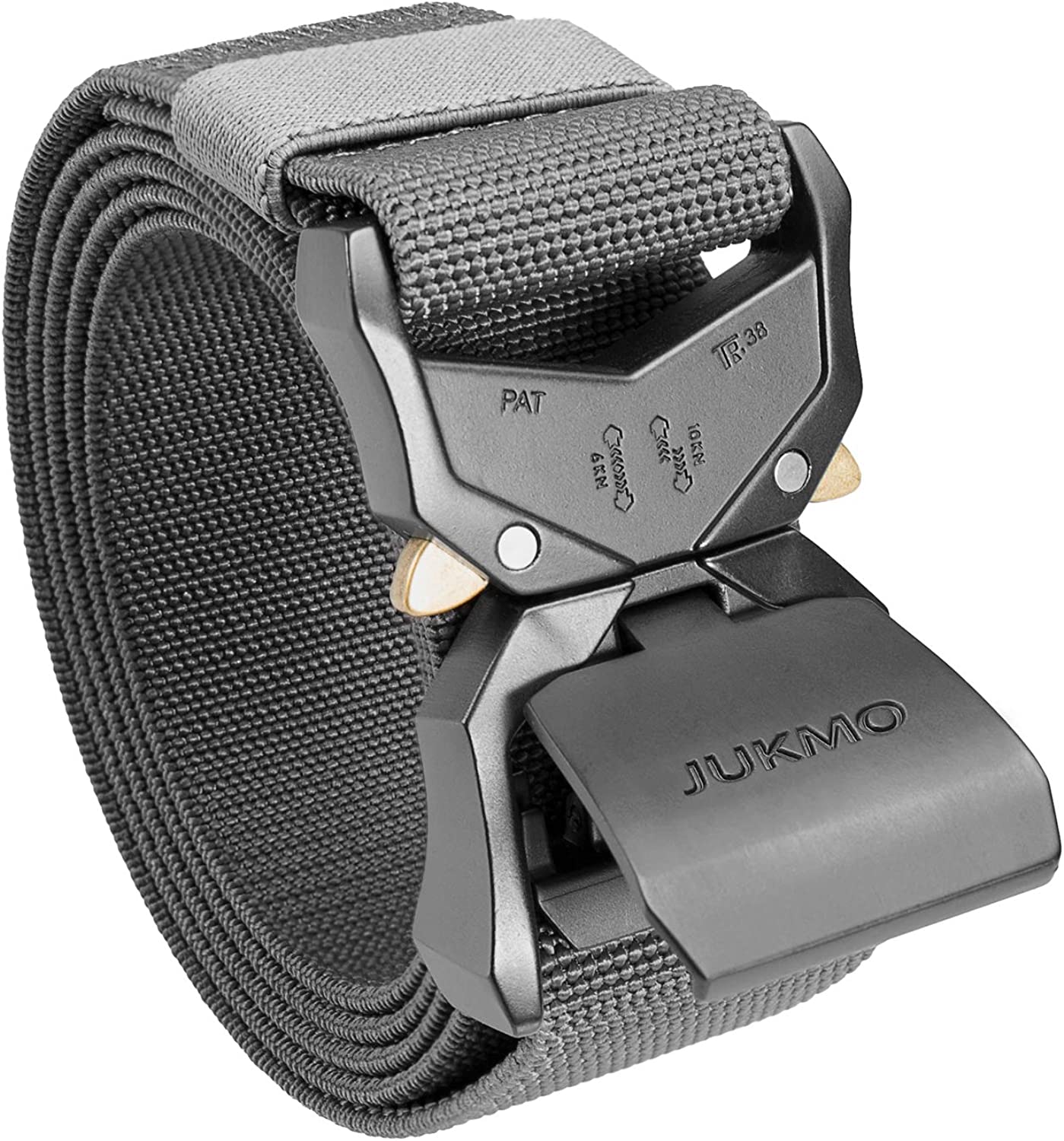 Tactical Rigger Belt, 1.5" Nylon Web Work Belt with Heavy Duty Quick Release Buckle - Grip Support Store