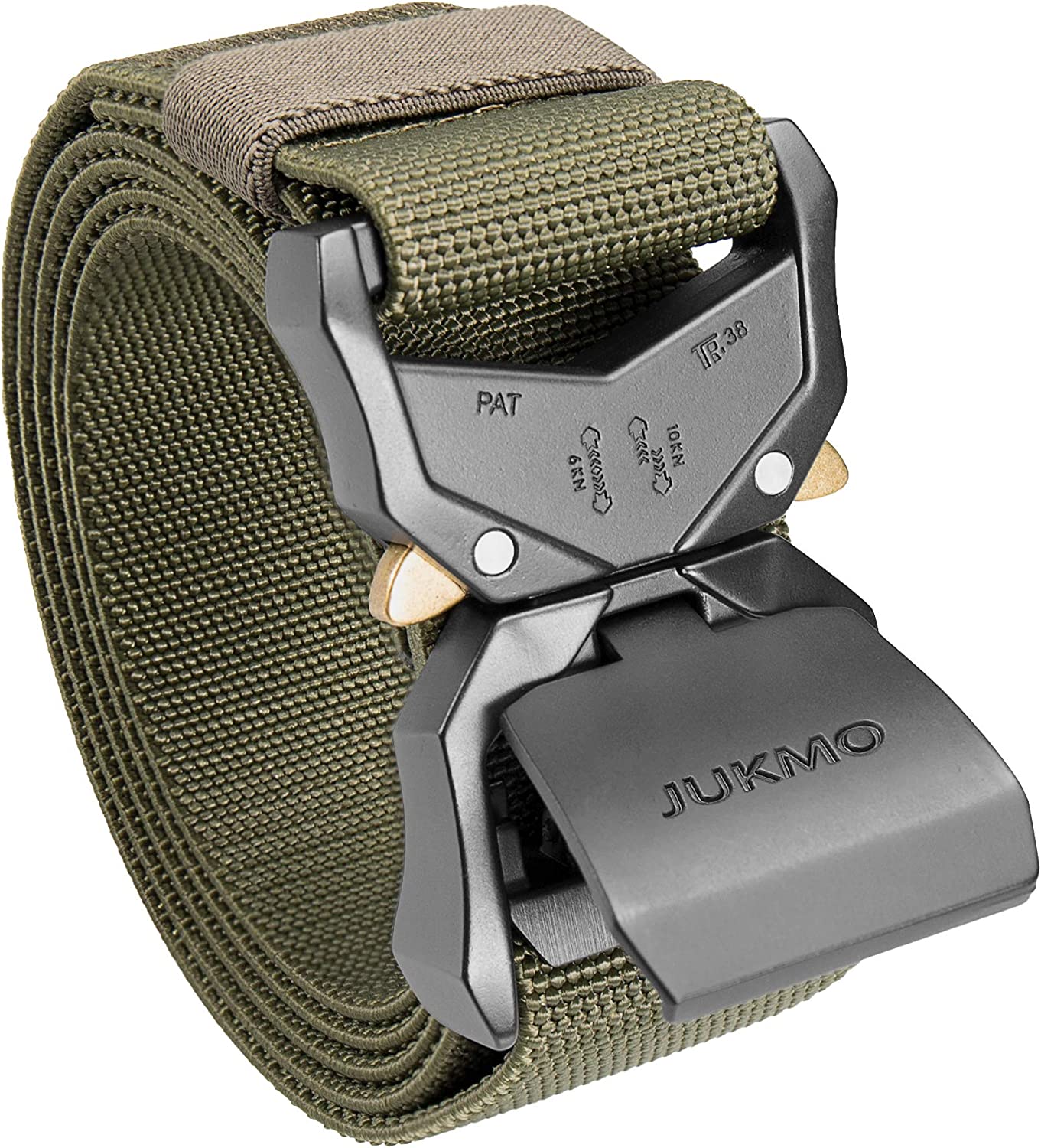 Tactical Rigger Belt, 1.5" Nylon Web Work Belt with Heavy Duty Quick Release Buckle - Grip Support Store