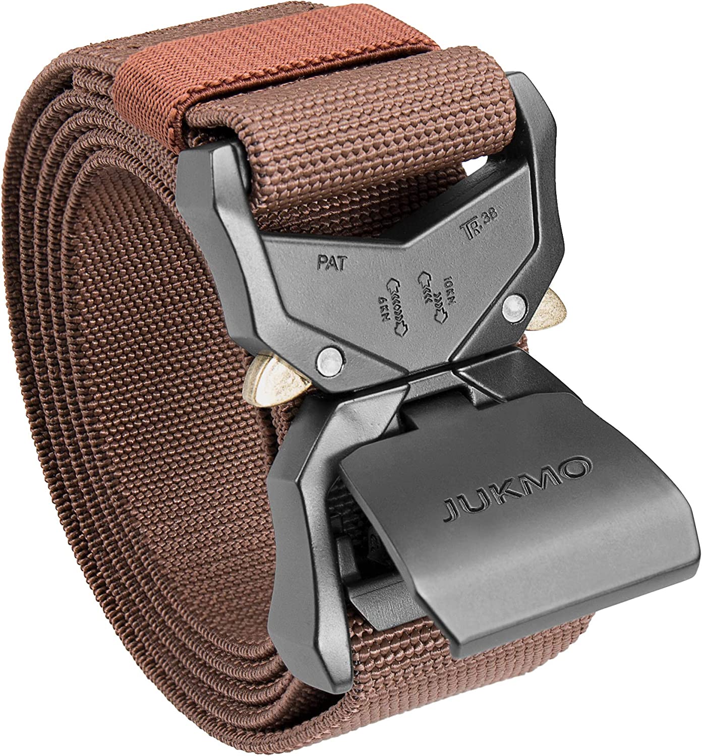 Tactical Rigger Belt, 1.5" Nylon Web Work Belt with Heavy Duty Quick Release Buckle - Grip Support Store