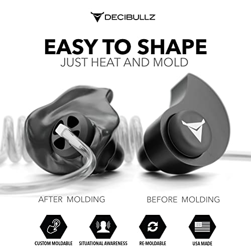 Custom Molded Thermo-Fit Earpieces Designed for Clear Acoustic Tube Radios (Awareness) - Grip Support Store