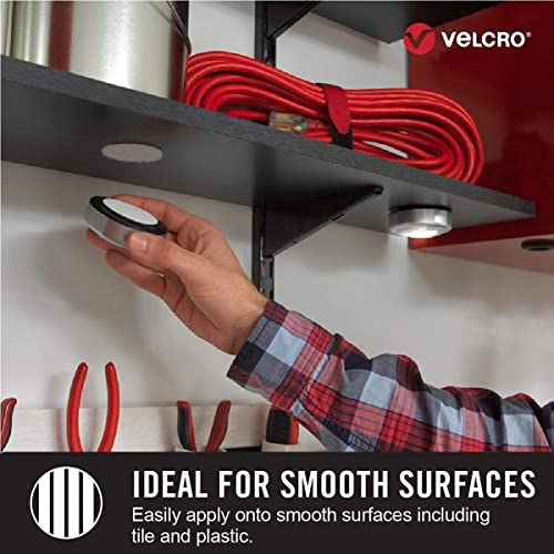 VELCRO 2" x 15' Heavy Duty Tape with Adhesive | Holds 10 lbs, Black - Grip Support Store