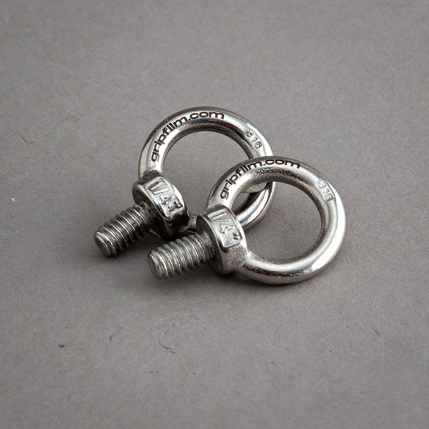 1/4-20 STAINLESS STEEL EYE BOLT SET - Grip Support Store