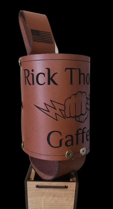 Custom Leather Water Bottle Holster