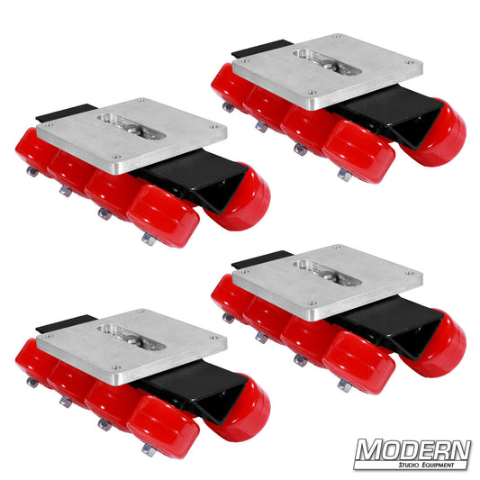 Eight Wheels Per Corner Skateboard Bracket (Set of 4) - Grip Support Store