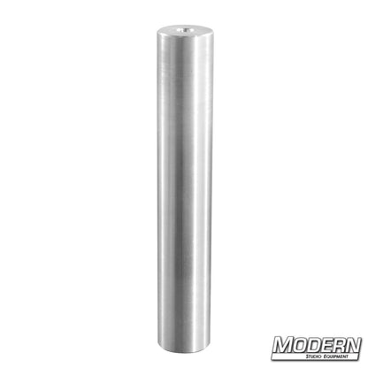 A silver aluminum Speed-Rail Starter for 1 inch, a cylindrical fitting used in film and entertainment for rigging and set construction.