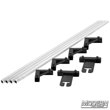 12-Foot x 12-Foot Breakdown Frame with 12-Foot Tubes – Professional Speed-Rail® Grip Frame for Film Lighting and Rigging | Modern Studio Equipment