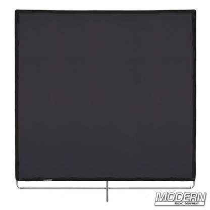 48x48 Black artificial silk scrims for soft light diffusion and glare reduction in professional film, TV, and photography lighting setups.