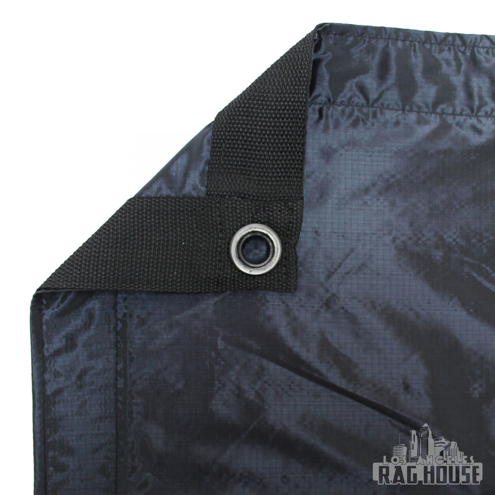 1/2 Grid Silent 30% Grey by LA Rag House - fabric detail