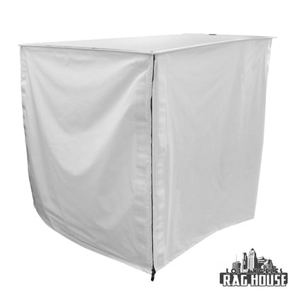 48"x48" Whitebounce B/W 4 Sided Floppy by LA Rag House - black side of 4 sided floppy