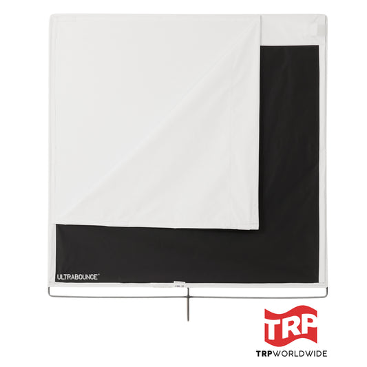 48" X 48" Black/White ULTRABOUNCE® Floppy w/ Pocket - Opens to 48" X 96"