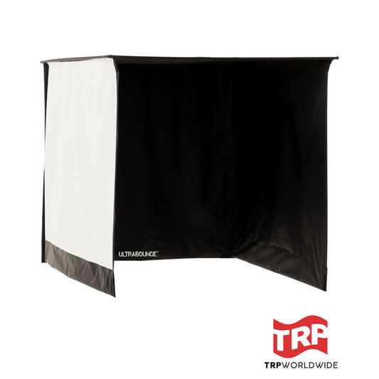 48" X 48" Black/White ULTRABOUNCE® Floppy, 3-Sided