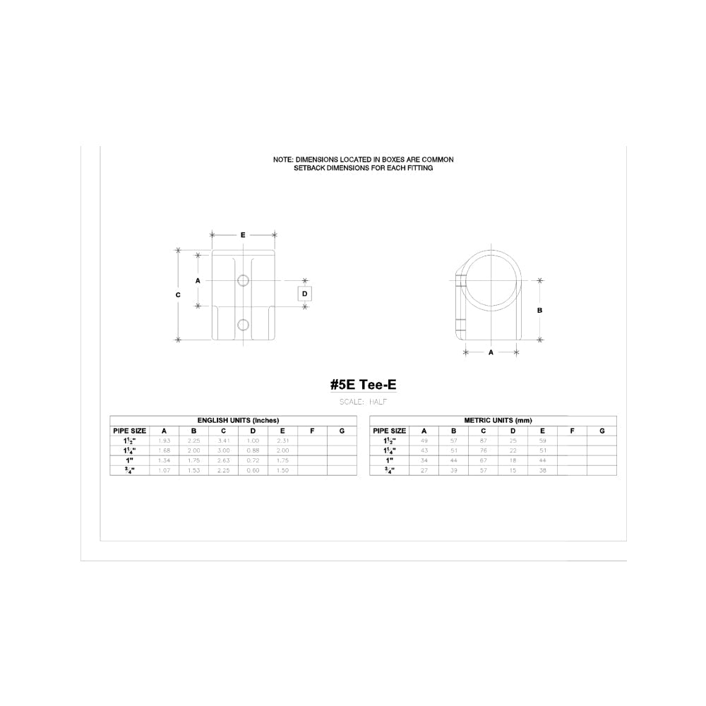 Hollaender® Fitting Tee-E