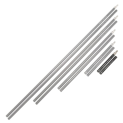 5/8" Rod Set (250mm), Anodized Aluminum, 9.VBROD6
