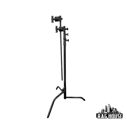 40” C-STAND 2 RISER STANDARD SWING LOCK BASE - BLACK - Grip Support Store