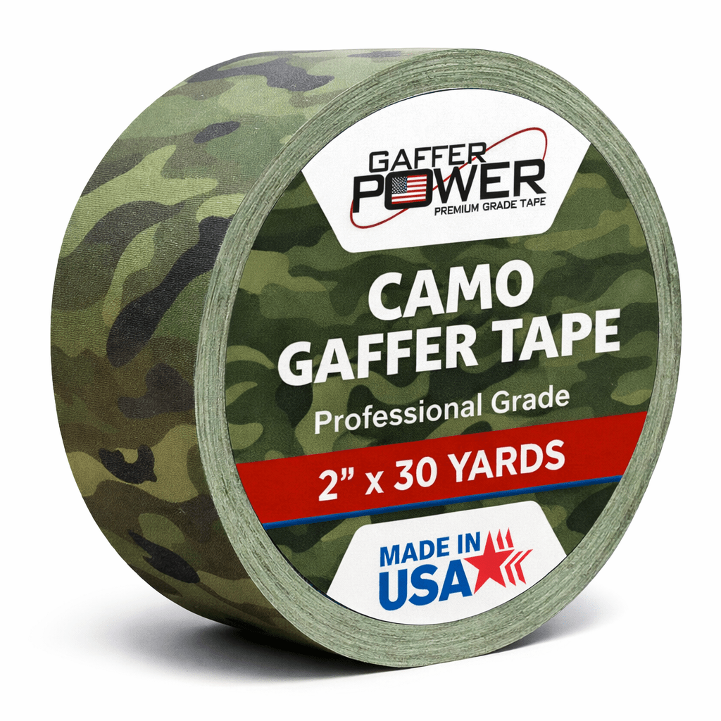 Gaffer Tape - Army Green Camo 2" x 25yd