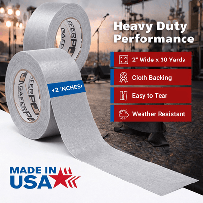 Gaffer Tape — Grey 2" x 30yd