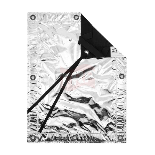 4' X 4' Hard Silver Reflector, Slip-On