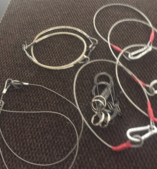 8 - Rigging Safety Cables and Carabiners  - On Clearance - Grip Support Store