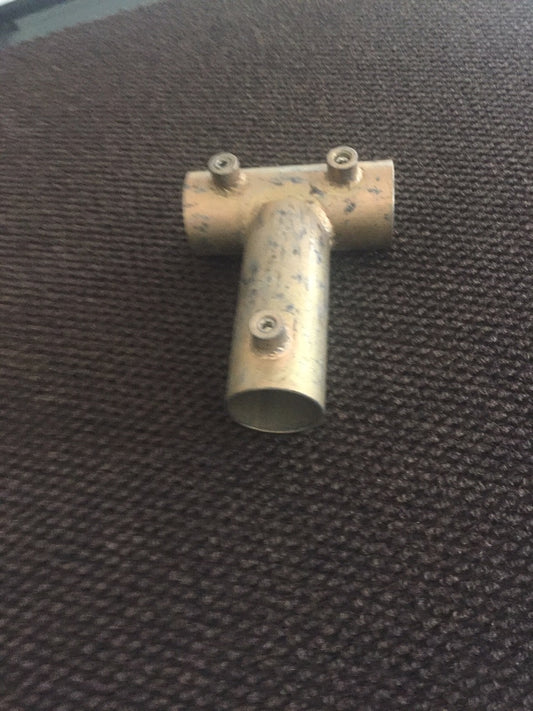 2 - Pipe Tee Receiver for 1.25 inch speed rail - On Clearance - Grip Support Store