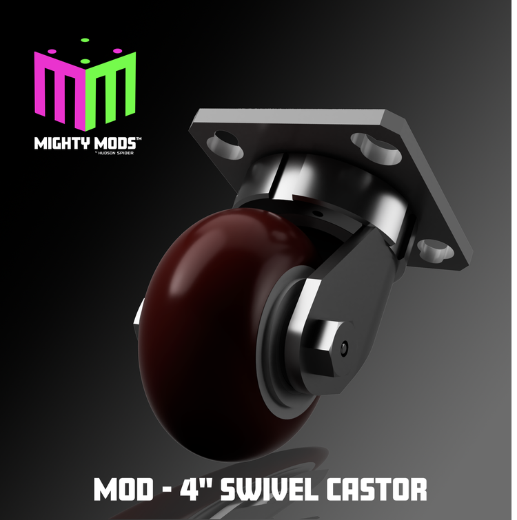 MIGHTYMODS - 4" CASTOR - Grip Support Store