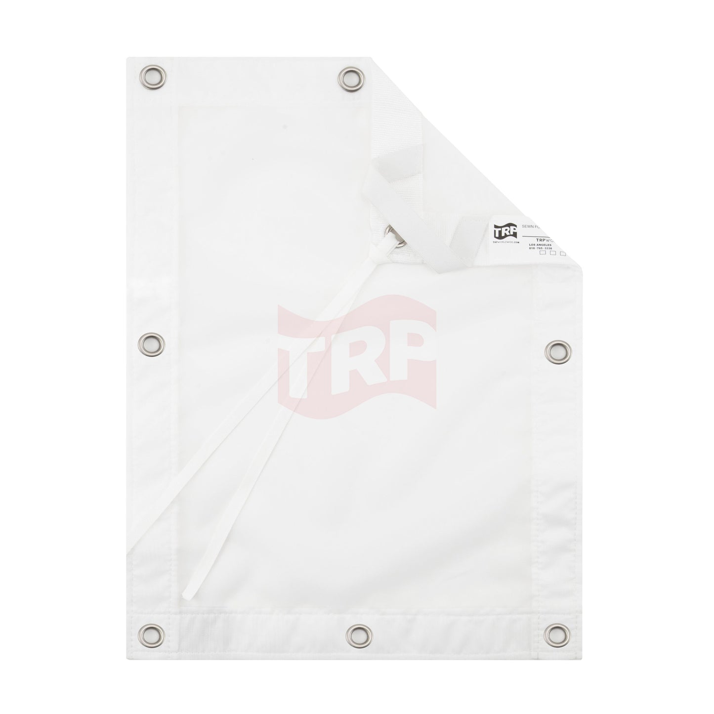 4' X 4' White Quarter Silk, Slip-On