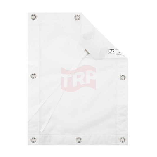 4' X 4' White Quarter Silk, Slip-On