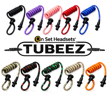 Tubeez fabric earpiece for walkie headsets - On Set Headsets